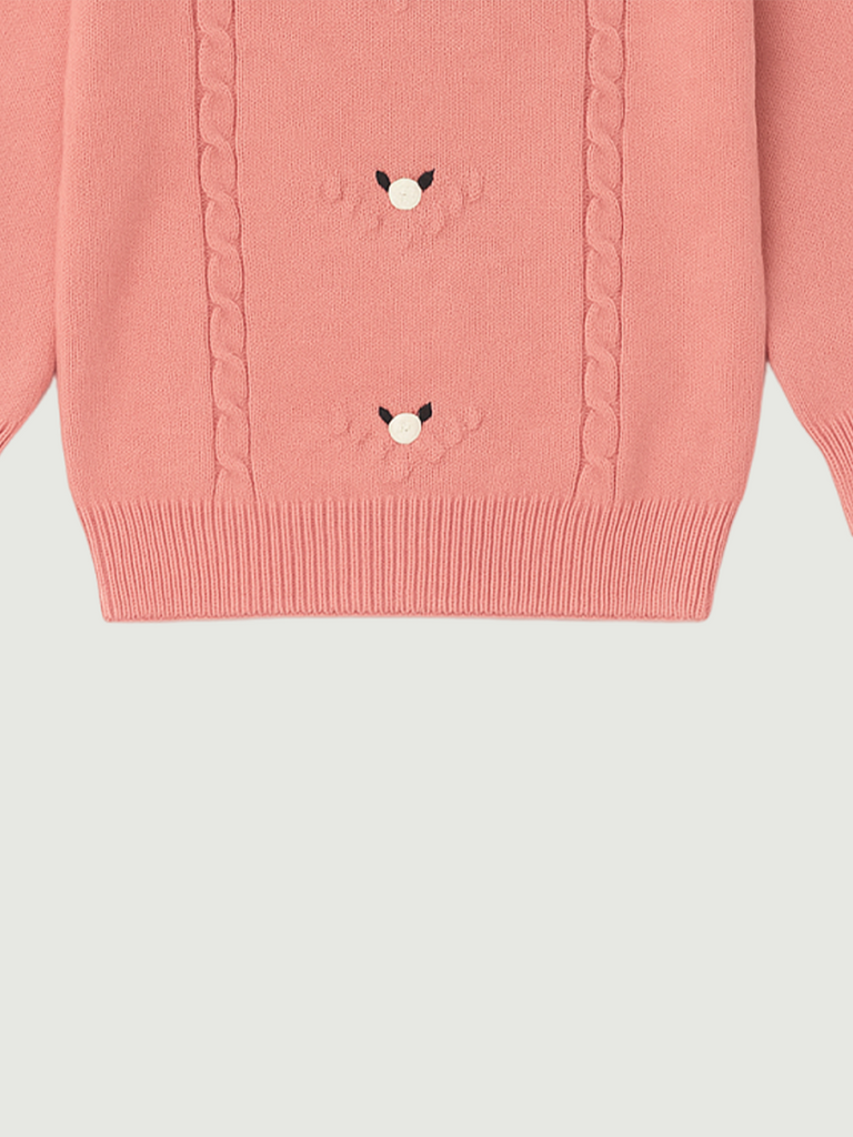 Organic Cotton Knitted Baby Sweater | Warm Winter Pullover