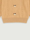 Organic Cotton Knitted Baby Sweater | Warm Winter Pullover
