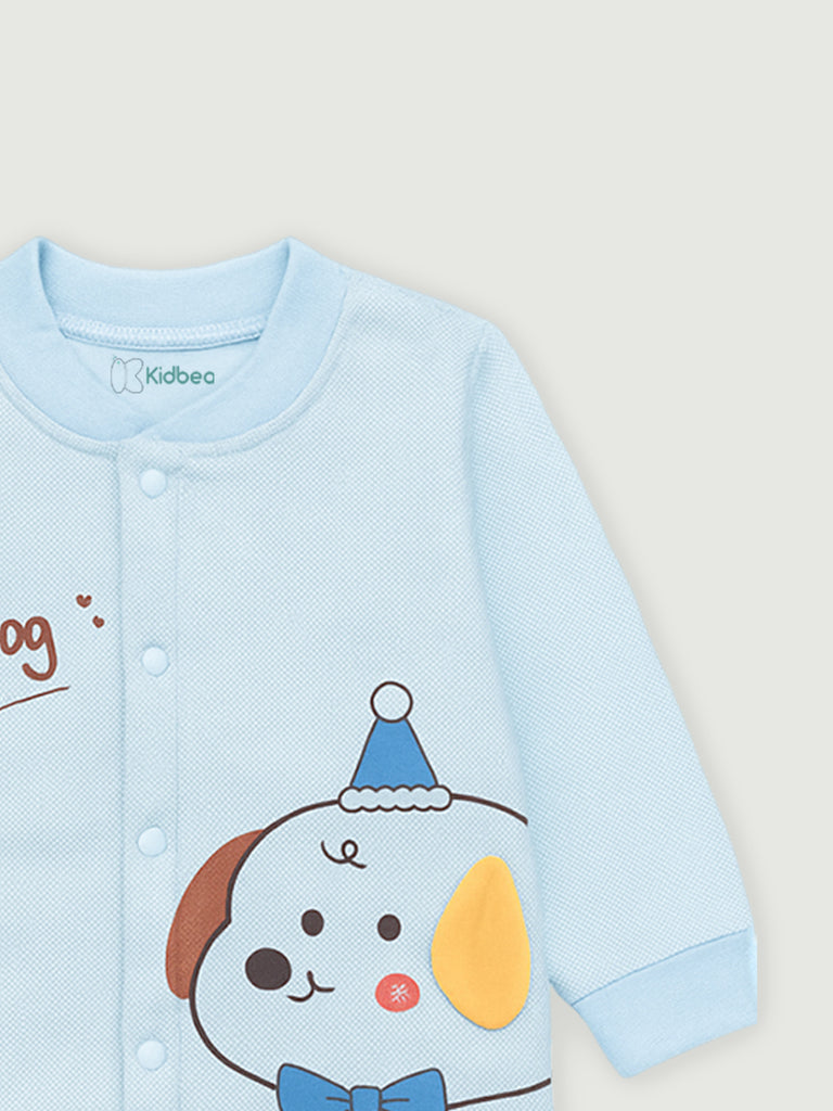 Baby Winter organic cotton  Set | Cute Dog Print Sweater & Pant