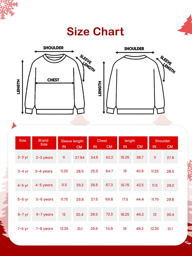 Christmas Unisex Sweatshirt | 100% Organic Cotton Winter Wear