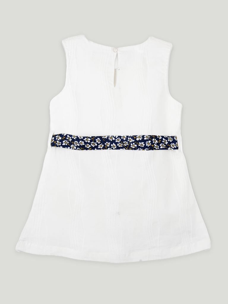 Baby Girl Frock with Belt | 100% Organic Cotton