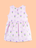 BambooTEC™ Bamboo Muslin Baby Girls Frock Pack of 3 – Tulip & Heart, Star & Floral, Puppy & Bow Prints