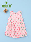 BambooTEC™ Bamboo Muslin Girls Frock – Floral & Frog Print | Pack of 2