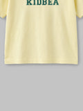 Light Organic Cotton Cream Round Neck Graphic Print Half Sleeve T-Shirt | Unisex