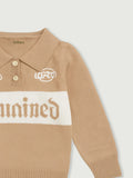 Cozy Winter organic cotton Set for Baby Boys | Polo & Pant Co-ord