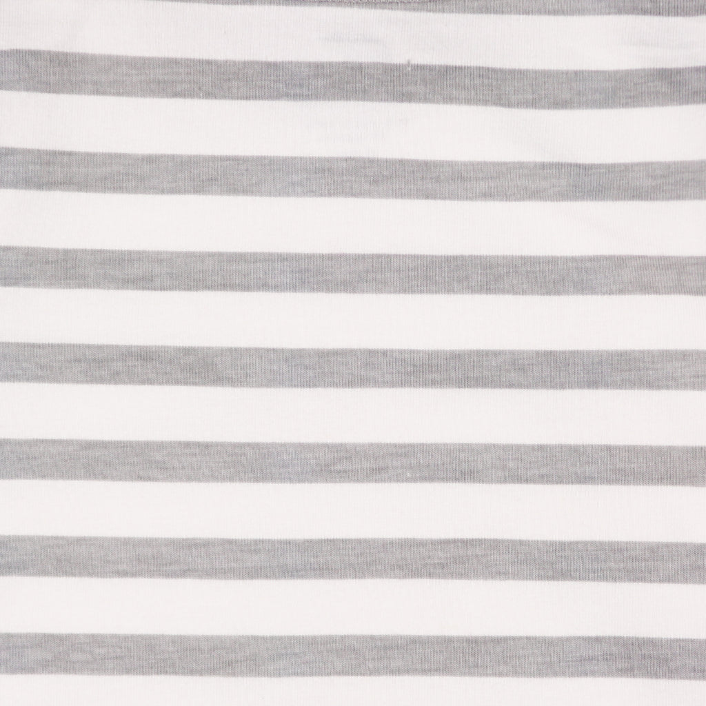 Kidbea 100% Organic cotton baby onesies & Cap Unisex | Stripes - Grey