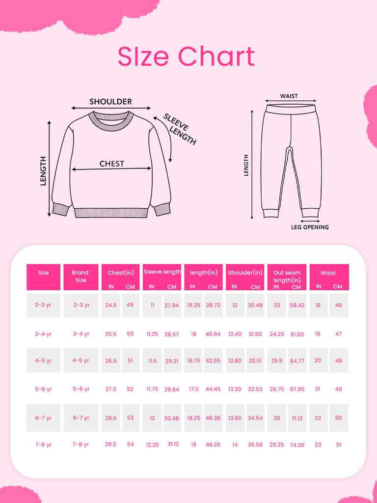 Girls Winter Co-ord | Organic Cotton Sweatshirt & Bottom