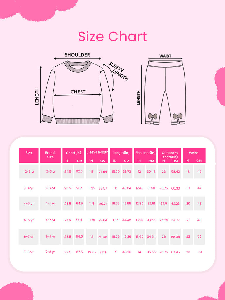 Girls Winter Co-ord | Organic Cotton Sweatshirt & Bottom