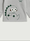 Baby organic cotton Winter Set | Cute Dinosaur Hoodie & Pant