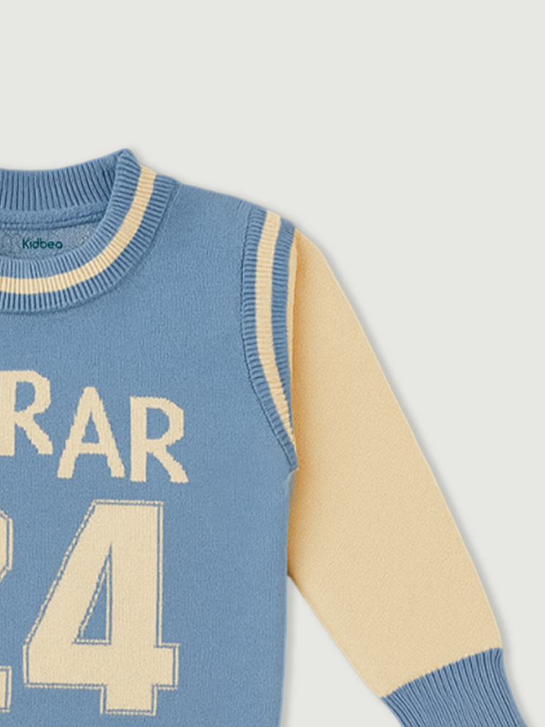 Winter Knitwear Set for Baby Boys | organic cotton Sweater & Pant