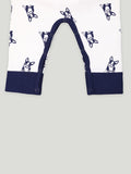 Kidbea 100% Organic Cotton Romper Bodysuit Jumpsuit Combo 3 Designs Color dog pretzel flower Printed 9-12 Month
