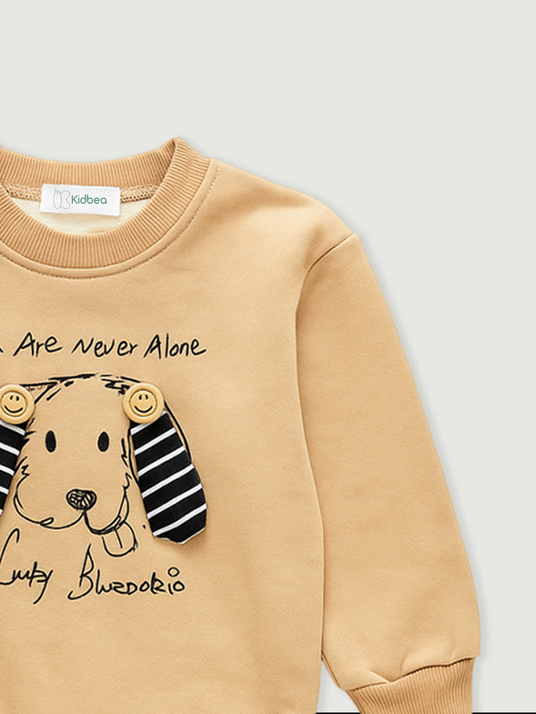 Kids Organic Cotton Winter Set | Sweatshirt & Pant Co-ord