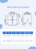 Unisex Baby Winter Wear – 5 Piece Cozy Cotton Set with Cardigan, Pants, Footed Bottom, Cap & Bib