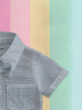 Light Linen Shirt & Pant Grey Co-ord Set