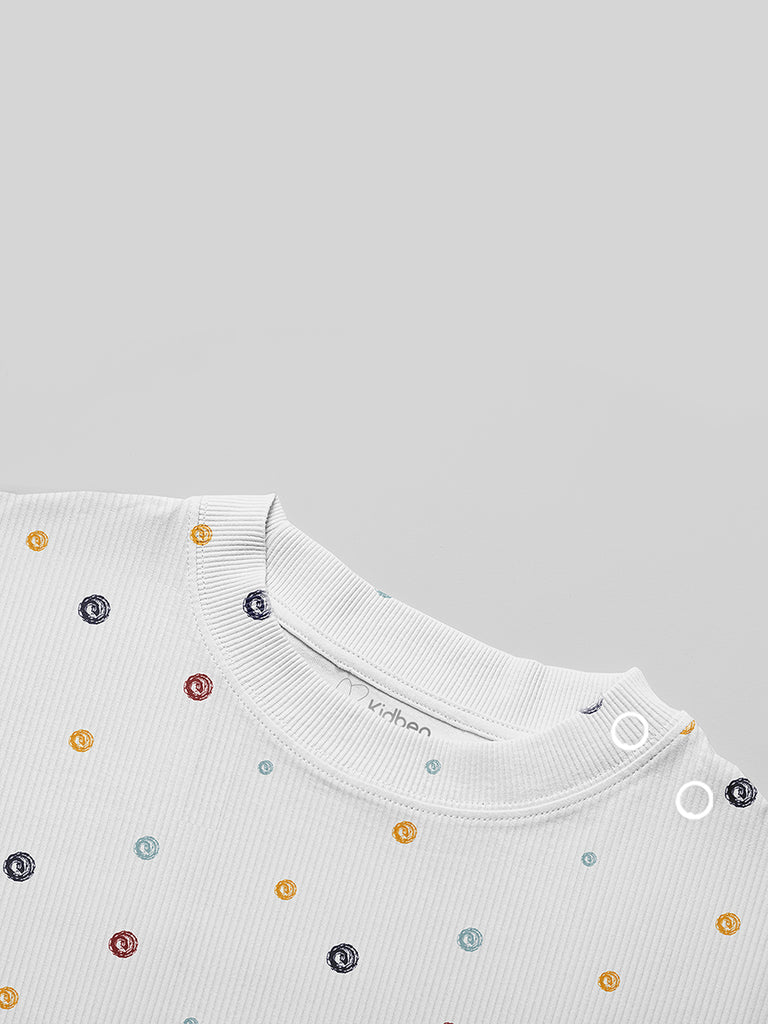 Premium Unisex 100% Bamboo Ultra-Soft fabric Pack of 3 Onesies with Beautiful Prints  - Grey, Orange & Off White