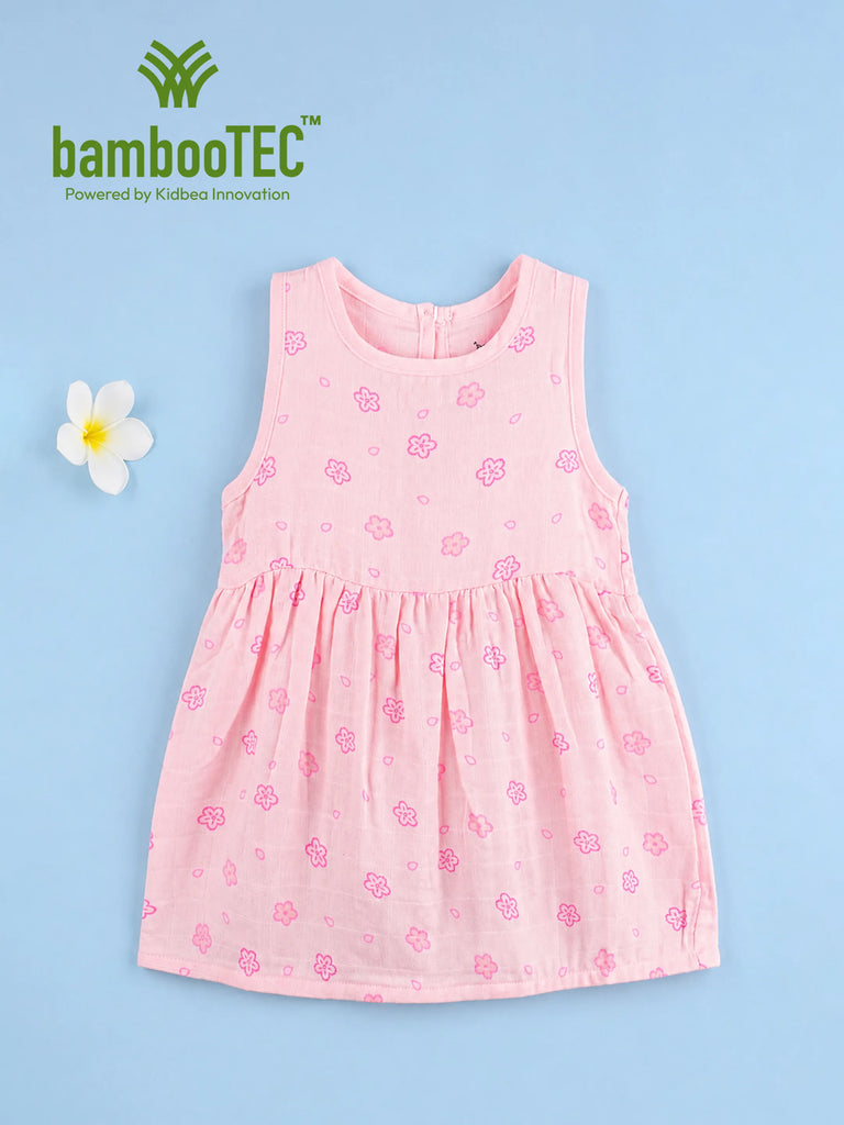 BambooTEC™ Bamboo Muslin Girls Frock – Floral & Duck Print | Pack of 2