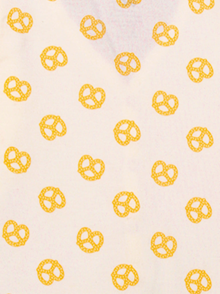 Kidbea 100% Organic cotton Pack of 2 full Buttons romper | Star | Pretzel