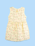 BambooTEC™ Bamboo Muslin Girls Frock – Star & Fruit Print | Pack of 2