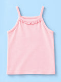 BambooTEC™ Bamboo Girls Camisole – Pink Sleeveless Ruffle Camisole