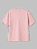 Girls Light Organic Cotton Pink Gummy Bears Round Neck T-Shirt