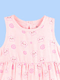BambooTEC™ Bamboo Muslin Girls Frock – Cute Flower & Bee Print | Pack of 2