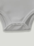 Premium Unisex 100% Bamboo Ultra-Soft fabric Pack of 3 Onesies with Beautiful Prints  - Grey, Orange & Off White