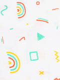 Extra Soft Mulmul Cotton Jhabla Cloth for Baby | Cute Chick and Rainbows Print May Vary