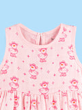 BambooTEC™ Bamboo Muslin Girls Frock – Bunny & Bird Print | Pack of 2