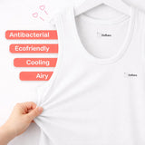 White Bamboo Vest for Boys – Soft Lightweight & Breathable