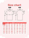 Bamboo Fabric Girls T-Shirt – Soft Breathable Yellow Donut Print Half Sleeve Tee for Kids