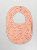 Organic Cotton Baby Bib – Soft Breathable Bunny Print, Feeding & Drool Bib