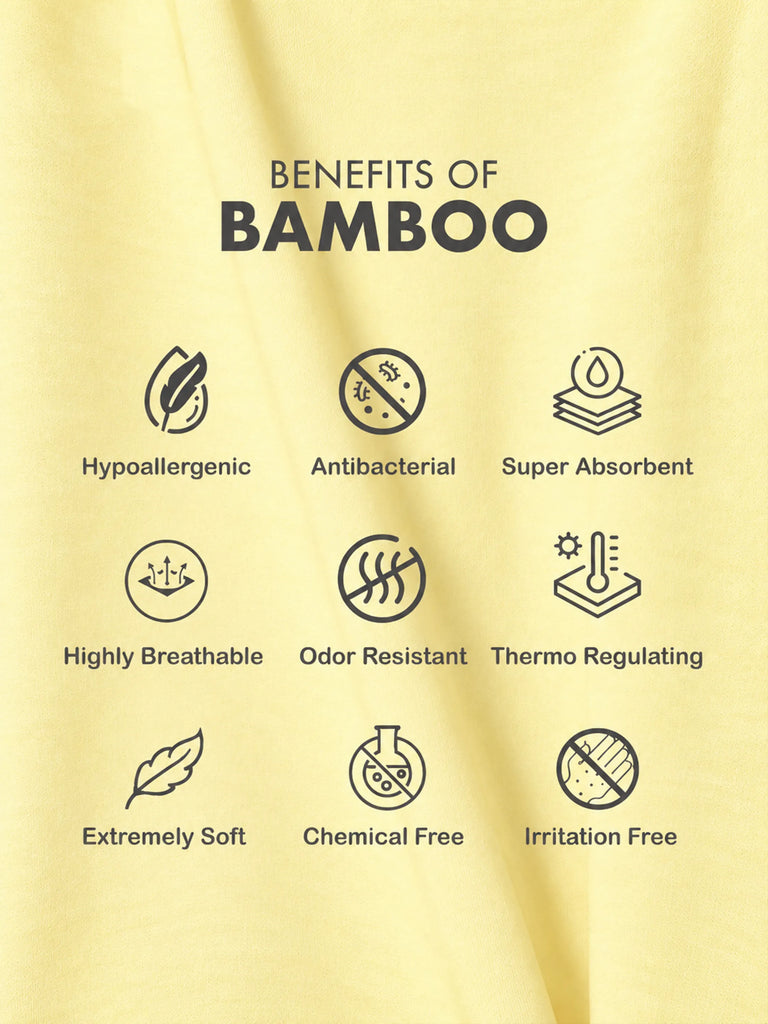 BambooTEC™ Bamboo Girls Camisole – Yellow Sleeveless Ruffle Camisole