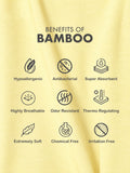 BambooTEC™ Bamboo Girls Camisole – Yellow Sleeveless Ruffle Camisole