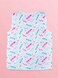 BambooTEC™ Bamboo Muslin Baby Jhabla – Crayon Print
