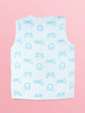 BambooTEC™ Bamboo Muslin Baby Jhabla – Gaming Print