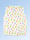 BambooTEC™ Bamboo Muslin Baby Jhabla – Alphabet Print