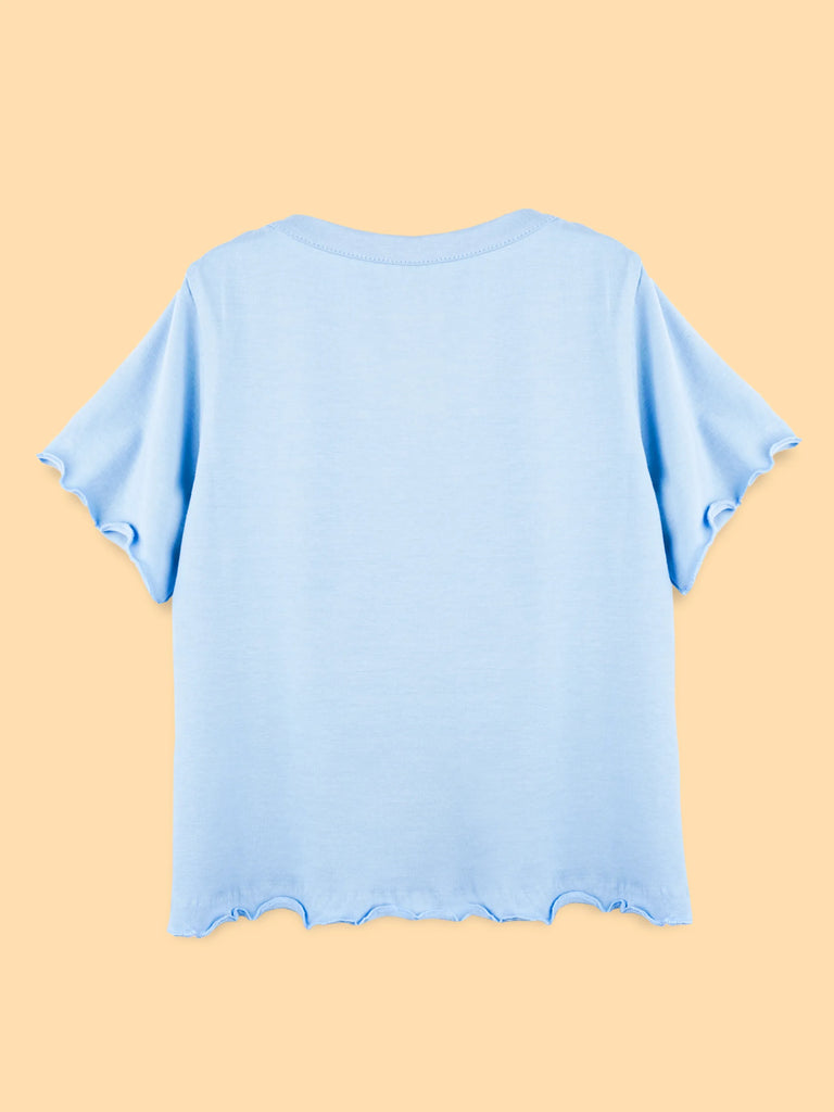 Girls Blue Top – Cool Duck Club Print