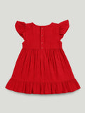 Light Organic Cotton Trendy Maroon Frock | Elegant & Comfortable
