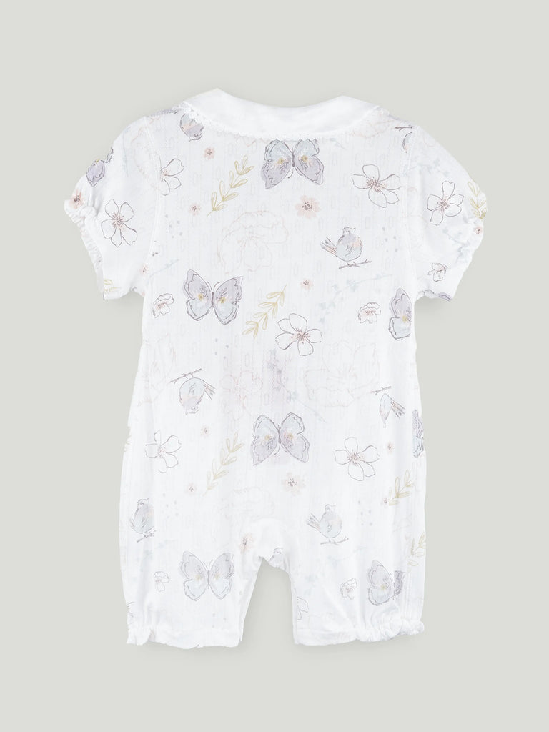 BambooTEC™ Unisex Bamboo Fabric Butterfly Print Romper