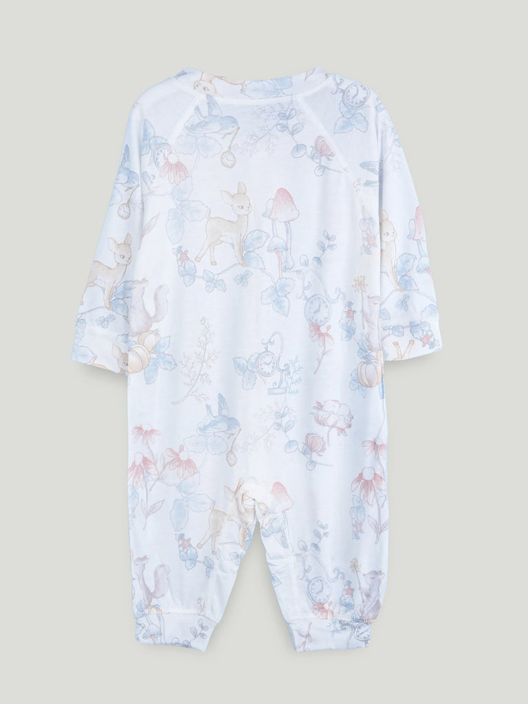BambooTEC™ Unisex Bamboo Baby Romper – Deer Print