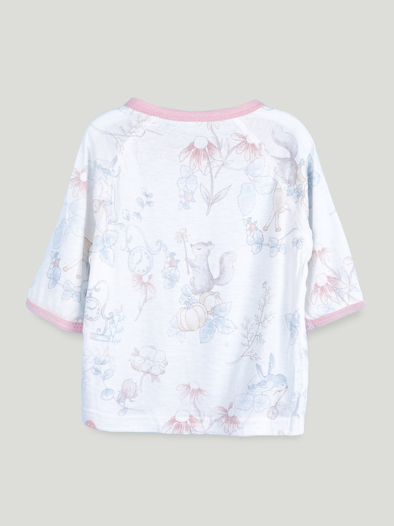 BambooTEC™ Unisex Bamboo Fabric Bunny Blossom Print T-Shirt & Pyjama Set