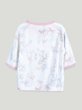 BambooTEC™ Unisex Bamboo Fabric Bunny Blossom Print T-Shirt & Pyjama Set