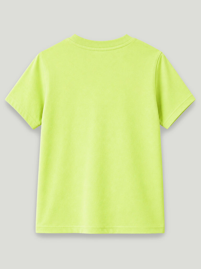 Bamboo Fabric Unisex Kids T-Shirt – Basketball Print Soft Breathable Tee