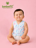 BambooTEC™ Bamboo Muslin Baby Jhabla – Crayon Print