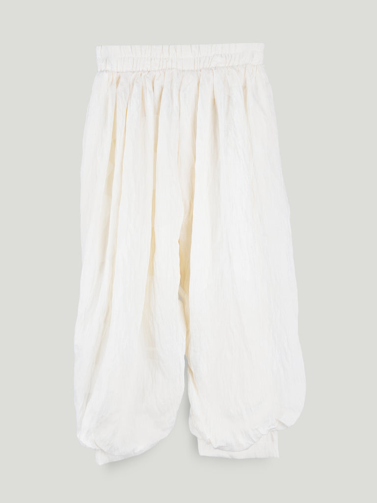 Girls White Embroidered Kurta & Dhoti Set – Colorful Floral Festive Wear