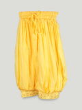 Girls Yellow Ethnic Kurta & Dhoti Set – Embroidered Festive Wear