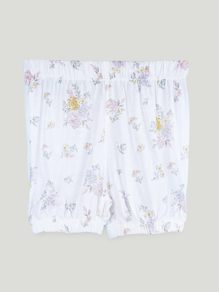 BambooTEC™ Unisex Bamboo Fabric Floral Print Vest & Shorts Set