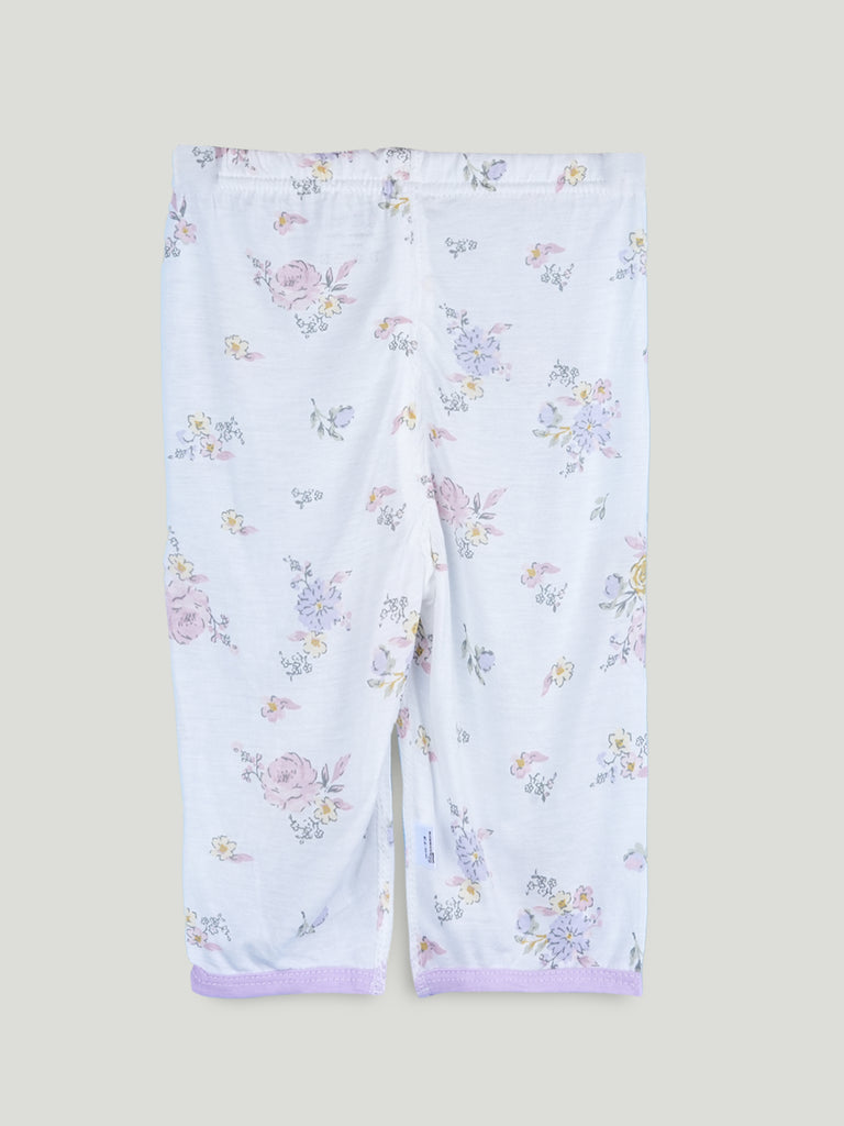 BambooTEC™ Unisex Bamboo Fabric Blossom Bouquet Print T-Shirt & Pyjama Set