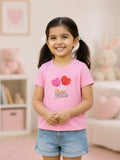 Bamboo Fabric Girls Kids T-Shirt – Sweet Treats Print Soft Breathable Tee