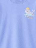 Bamboo Fabric Unisex Kids T-Shirt – Sea Play Whale Print Soft Breathable Tee